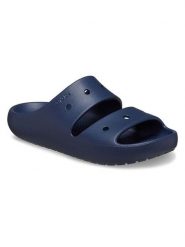 Crocs Klapki w kolorze granatowym rozmiar: 37/38. Niebieskie klapki Crocs, bez wzorów, z otwartym noskiem, bez obcasa. Za 119.40 zł.