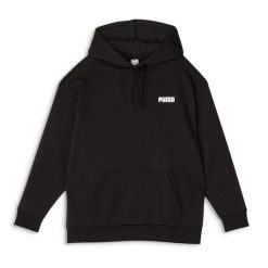 Bluza damska Puma ESS SMALL LOGO RELAXED FL 68832001. Czarne bluzy Puma, m, bez wzorów, z bawełny, z kapturem. Za 155.71 zł.