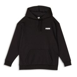 Bluza damska Puma ESS SMALL LOGO RELAXED FL czarna 68832001 r XL. Czarne bluzy sportowe Puma, m, bez wzorów, z bawełny, z kapturem. Za 146.17 zł.