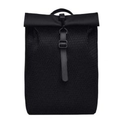 Siatkowy Plecak Zwijany. Czarne plecaki Rains, bez wzorów. Za 701.99 zł.