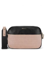 JENNY Torebka JNY-M-001-07 Beżowy. Brązowe listonoszki Jenny, bez wzorów, z tworzywa sztucznego, bez dodatków. Za 109.99 zł.