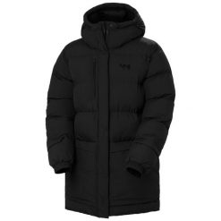 Parka dla kobiet Helly Hansen Aurora. Czarne parki Helly Hansen, na zimę, z puchu, z kapturem. W wyprzedaży za 1,252.50 zł.