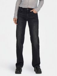 ONLY Jeansy Blush 15330779 Czarny Straight Fit. Czarne jeansy Only, xs, bez wzorów. Za 109.99 zł.