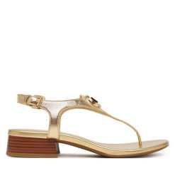 Sandały MICHAEL Michael Kors. Żółte sandały MICHAEL Michael Kors, bez wzorów, bez obcasa, na płaskiej podeszwie, bez zapięcia. Za 719.99 zł.