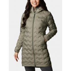 Kurtka Puchowa Damska Columbia Delta Ridge II. Zielone kurtki sportowe Columbia, xs, bez wzorów, z puchu, bez kaptura, trekkingowe. Za 999.00 zł.