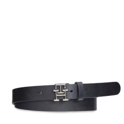 Pasek Tommy Hilfiger. Czarne paski TOMMY HILFIGER, bez wzorów. Za 164.99 zł.
