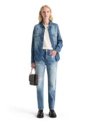 Scotch & Soda Dżinsy - Boyfriend fit - w kolorze niebieskim rozmiar: W25/L30. Niebieskie jeansy Scotch & Soda, l, z aplikacjami, z podwyższonym stanem. Za 303.95 zł.