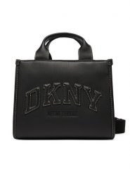DKNY Torebka R52AQC80 Czarny. Czarne torebki klasyczne DKNY, bez wzorów, ze skóry, bez dodatków. Za 569.99 zł.
