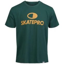 Odzież T-shirts unisex SkatePro Koszulka - 12-14 - Pine Needle. Zielona bluzki SKATEPRO, bez wzorów, z materiału, sportowe, bez kołnierzyka, bez ramiączek. Za 119.99 zł.