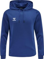 Bluza do piłki ręcznej dla dorosłych Hummel hml CORE XK poly z kapturem. Niebieskie bluzy Hummel, l, bez wzorów, z materiału, z kapturem. Za 191.20 zł.