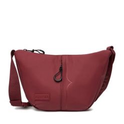 Torebka Hunter. Czerwone listonoszki Hunter, bez wzorów, bez dodatków. Za 129.99 zł.