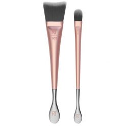 Real Techniques Skinimalist Face + Eye Jar Brush Duo Pędzle do pudru 1 ct. Pędzle Real Techniques. Za 53.70 zł.