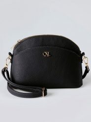 CXL by Christian Lacroix Skórzana torebka w kolorze czarnym - 23 x 17 x 7 cm rozmiar: onesize. Czarne torby na ramię CXL by Christian Lacroix, bez wzorów, z materiału, na ramię, bez dodatków. Za 305.45 zł.