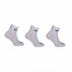 Skarpety turystyczne Salomon Active Wear Quarter 3 pary, niskie. Białe skarpety Salomon, bez wzorów. Za 40.00 zł.