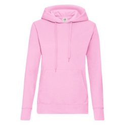 Bluza Damska Z Kapturem. Czerwone bluzy FRUIT OF THE LOOM, xs, bez wzorów, z kapturem. Za 123.99 zł.