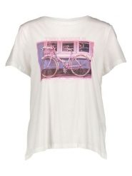 ONLY Carmakoma Koszulka w kolorze białym rozmiar: S-42/44. Białe bluzki Only Carmakoma, s, bez wzorów, z bawełny, bez kołnierzyka, bez ramiączek. Za 62.03 zł.