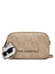 KARL LAGERFELD Torebka A1W30135 Beżowy. Brązowe torebki klasyczne KARL LAGERFELD, bez wzorów, ze skóry, bez dodatków. Za 519.99 zł.