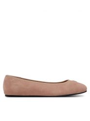 Tommy Hilfiger Baleriny Th Hardware Suede Ballerina FW0FW08655 Beżowy. Brązowe baleriny TOMMY HILFIGER, bez wzorów, ze skóry, bez obcasa. Za 289.99 zł.