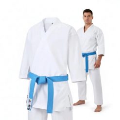 Kimono do karate School WKF - Zestaw bluza + spodnie MOOTO. Białe bluzy DBX BUSHIDO, bez wzorów, z bawełny, bez kaptura. Za 169.00 zł.