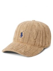 Polo Ralph Lauren Czapka z daszkiem 455981420002 Beżowy. Brązowe czapki Polo Ralph Lauren, bez wzorów, z materiału. Za 529.99 zł.