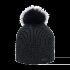 Czapka damska turystyczna CMP 5505684. Czarne czapki CMP, bez wzorów, z dzianiny. Za 139.99 zł.