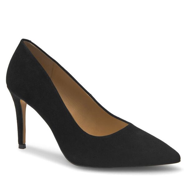 Szpilki Sergio Bardi. Czarne szpilki Sergio Bardi, bez wzorów, bez obcasa, na szpilce, bez zapięcia. Za 279.99 zł.