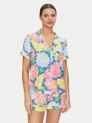 Kate Spade Piżama KSI12736 Kolorowy Regular Fit. Piżamy Kate Spade, bez wzorów, z syntetyku, bez ramiączek. Za 199.99 zł.