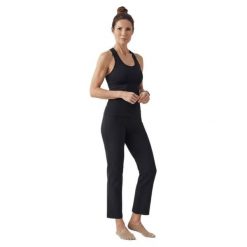 Damskie Spodnie Sportowe 7/8 Legginsy BARS Trening Joga Pilates. Czarne legginsy BARS, l, bez wzorów, z materiału. Za 39.90 zł.