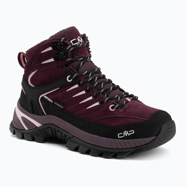 Buty trekkingowe damskie CMP Rigel 2.0 Mid Waterproof. Czerwone trekkingi CMP, ze skóry, przed kolano, trekkingowe. Za 436.13 zł.