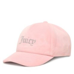 Czapka z daszkiem Juicy Couture. Czerwone czapki Juicy Couture, bez wzorów. Za 149.99 zł.