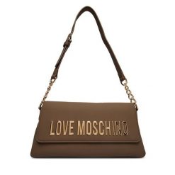 Torebka LOVE MOSCHINO. Brązowe torebki klasyczne Love Moschino, bez wzorów, bez dodatków. Za 439.00 zł.