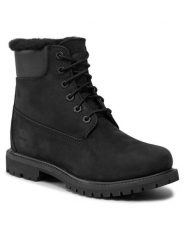 Timberland Trapery 6In Premium Shearling TB0A1U7S0011 Czarny. Czarne trapery i śniegowce Timberland, z nubiku. Za 1,199.00 zł.