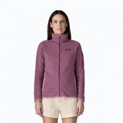 PATAGONIA Bluza damska W's Better Sweater Jkt light violet-S. Niebieskie bluzy Patagonia, s, bez wzorów, z dzianiny, bez kaptura. Za 656.35 zł.