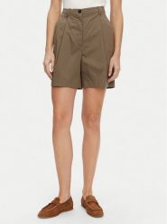 Tommy Hilfiger Bermudy WW0WW44764 Brązowy Relaxed Fit. Brązowe szorty TOMMY HILFIGER, bez wzorów, z bawełny. Za 309.99 zł.