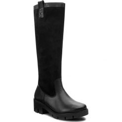 Kozaki RIEKER - X2051-00 Black. Czarne kozaki Rieker, z materiału, bez obcasa, na obcasie, bez zapięcia. W wyprzedaży za 269.00 zł.