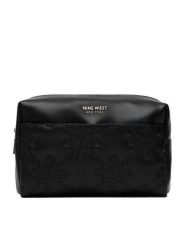 Nine West Kosmetyczka CEO-NW-W1-030-AW26 Czarny. Czarne kufry i kosmetyczki Nine West, bez wzorów, ze skóry, bez dodatków. Za 79.99 zł.