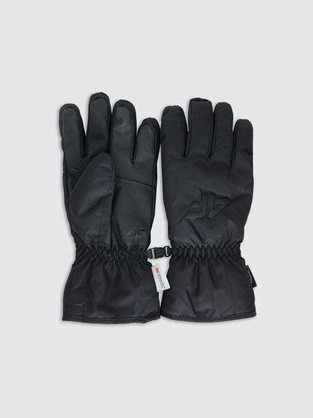 4F Rękawiczki narciarskie Thinsulate membrana 5000 damskie - czarne S. Czarne rękawiczki 4f, bez wzorów. Za 149.99 zł.