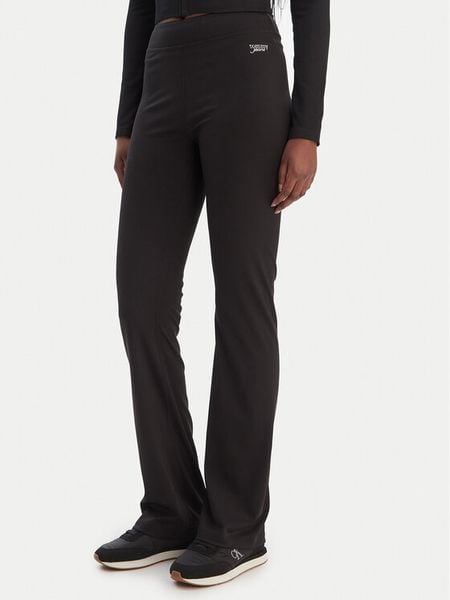 Tommy Jeans Legginsy Kick DW0DW22110 Czarny Flare Fit. Czarne legginsy Tommy Jeans, l, bez wzorów, z jeansu. Za 329.99 zł.