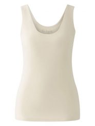 Miss Lagotte Top w kolorze kremowym rozmiar: 38. Brązowe topy Miss Lagotte, bez wzorów, bez kołnierzyka, bez ramiączek. Za 122.67 zł.