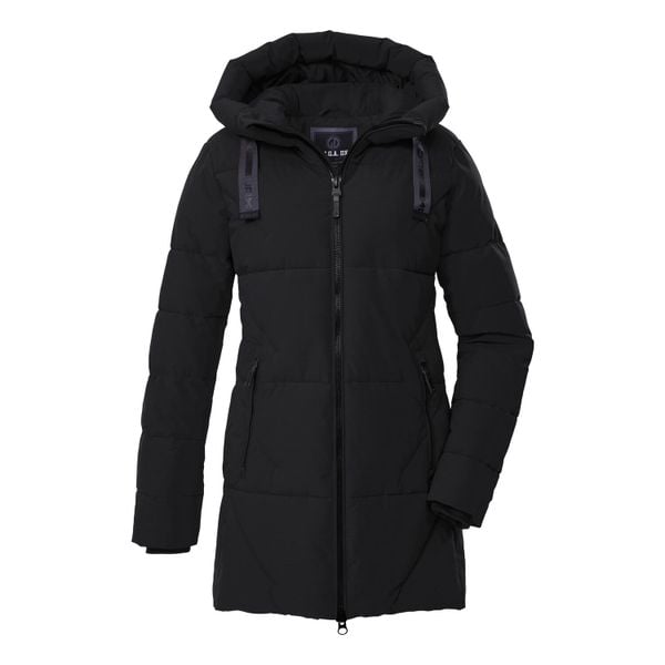 Parka damska z kapturem Killtec GW 30. Szare parki GIGA DX, m, z dzianiny, z kapturem. Za 568.00 zł.
