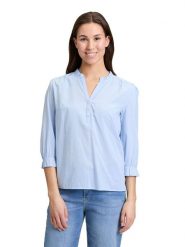 CARTOON Bluzka w kolorze błękitnym rozmiar: 38. Niebieskie bluzki Cartoon, bez wzorów, bez kołnierzyka, bez ramiączek. Za 82.99 zł.