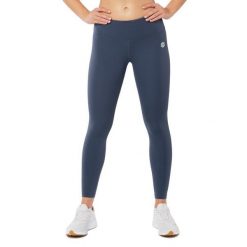 Legginsy sportowe fitness ze średnim stanem damskie Striker. Niebieskie legginsy sportowe SIROKO, xl, bez wzorów, z elastanu, na fitness i siłownię. Za 106.00 zł.