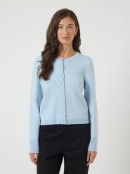 YAS Kardigan "Yas" w kolorze błękitnym rozmiar: XL. Niebieskie kardigany YAS, xl, bez wzorów. Za 148.26 zł.