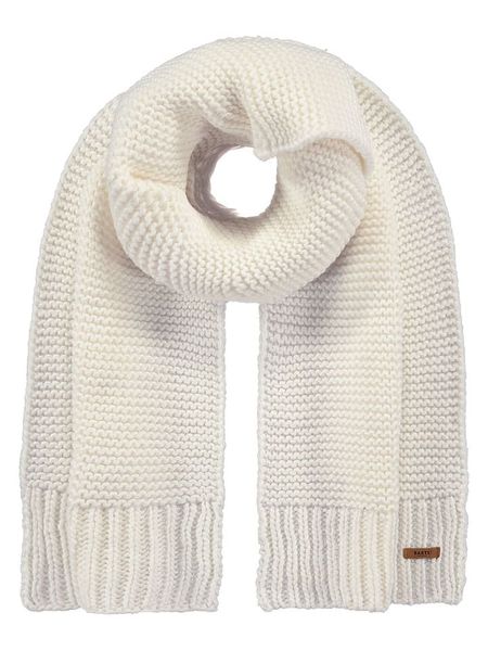 Barts Szal "Jasmin" w kolorze kremowym rozmiar: onesize. Brązowe szaliki Barts, bez wzorów, z wełny. Za 91.77 zł.