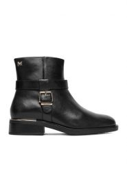 MEXX Botki CEO-MX/033C-RST Czarny. Czarne botki Mexx, bez wzorów, ze skóry, bez obcasa, na płaskiej podeszwie, bez zapięcia. Za 349.99 zł.