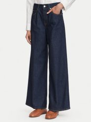 Tommy Hilfiger Jeansy Indie WW0WW48567 Granatowy Wide Leg. Niebieskie jeansy TOMMY HILFIGER, bez wzorów. Za 529.99 zł.
