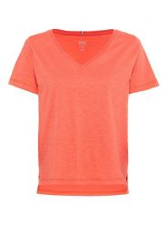 Camel Active Koszulka w kolorze różowym rozmiar: XL. Różowe bluzki Camel Active, xl, bez wzorów, z bawełny, bez kołnierzyka, bez ramiączek. Za 91.99 zł.