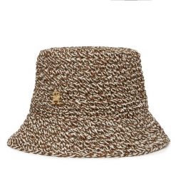 Kapelusz Tommy Hilfiger. Brązowe kapelusze TOMMY HILFIGER, bez wzorów. Za 229.99 zł.
