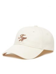 Tommy Hilfiger Czapka z daszkiem Th Embroidered AW0AW17489 Beżowy. Brązowe czapki TOMMY HILFIGER, bez wzorów, z bawełny. Za 219.99 zł.