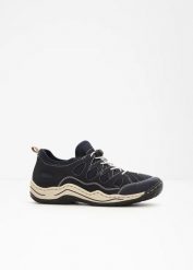 Komfortowe sneakersy wsuwane marki Rieker z lekką podeszwą. Niebieskie obuwie sportowe bonprix, bez zapięcia. Za 309.99 zł.